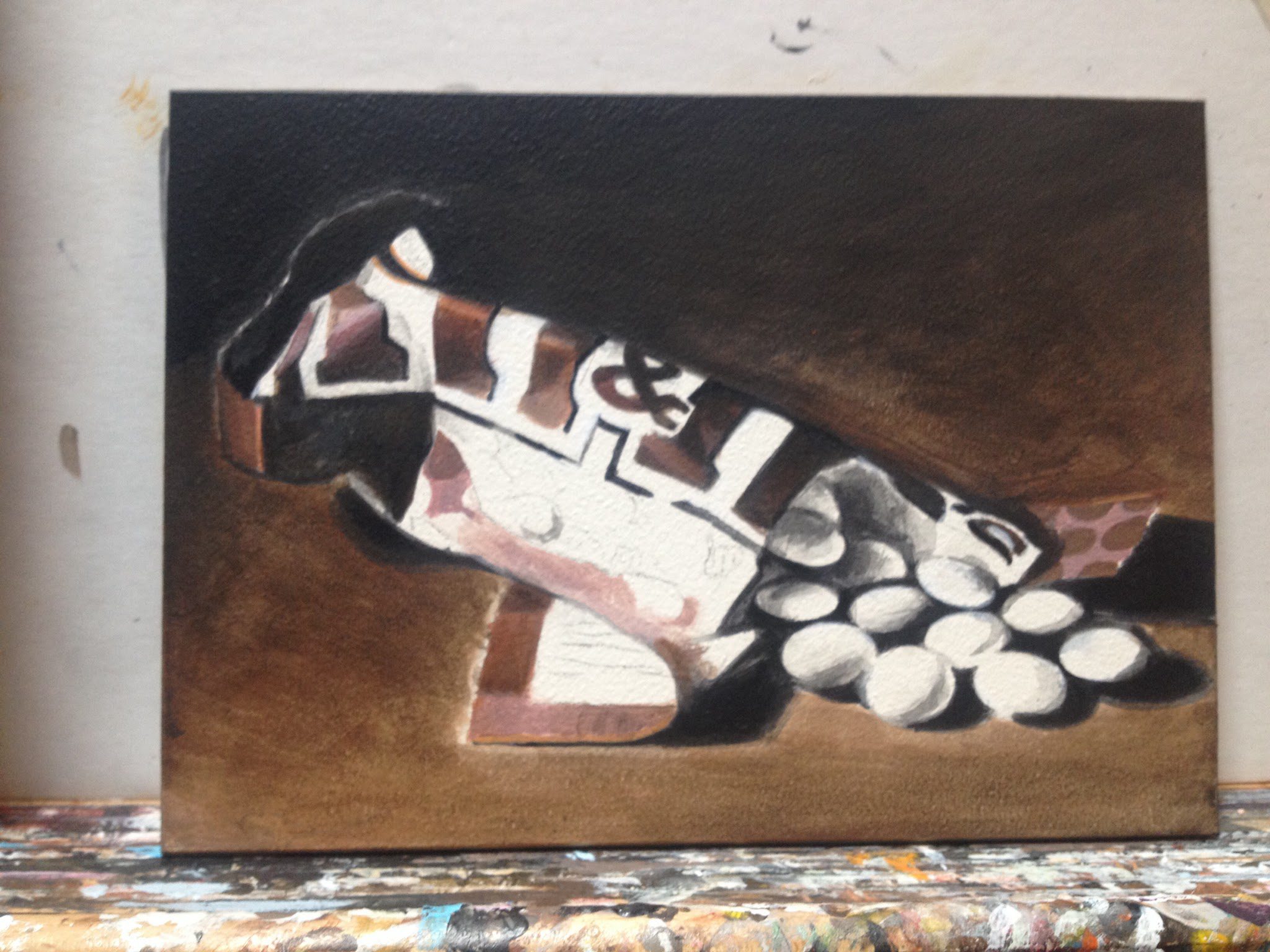 Step by Step Acrylic Painting of Old Toy Matchbox and Hotwheel Cars