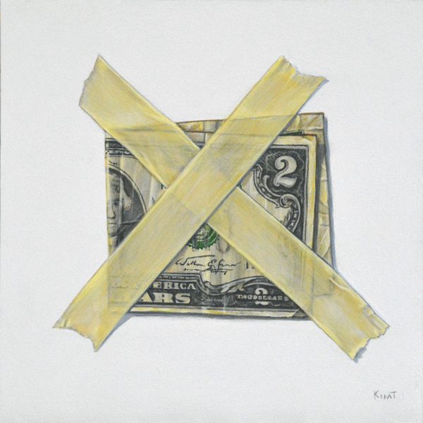Behind the Scenes – Painting a Quick Two Dollar Bill Trompe L’Oeil