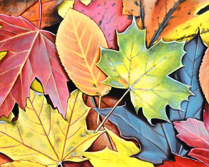 Autumn Leaves Painting