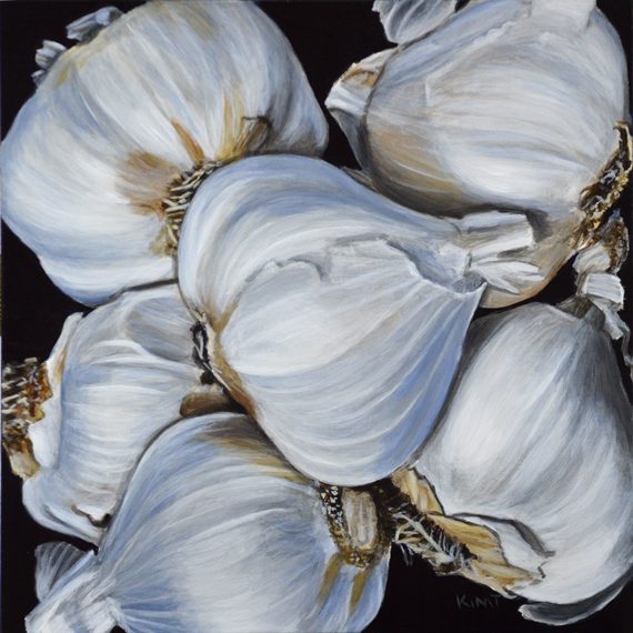 Daily Painting for Kitchen – Group of Garlic