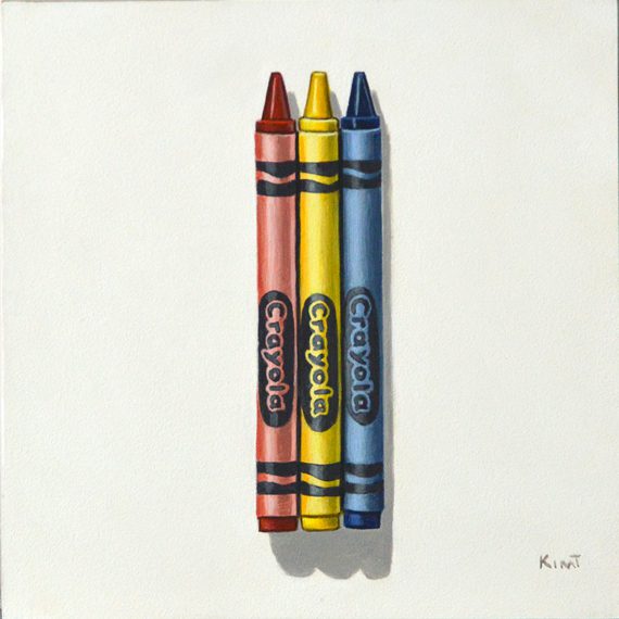 Crayon Trompe L’Oeil Painting