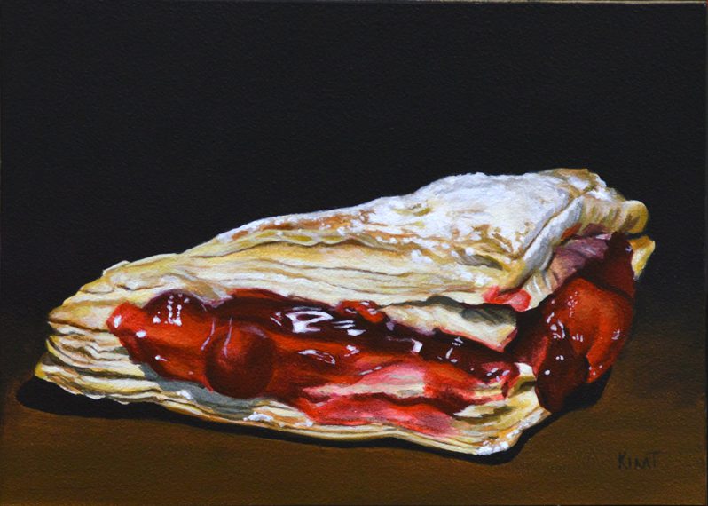 Cherry Turnover Painting – Auction Ends Tonight at 9 p.m. EST