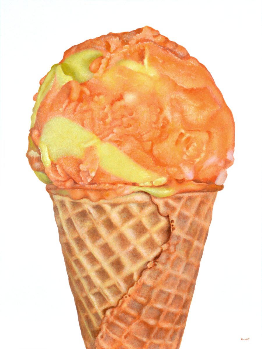 Happy Inspiration for the Orange & Yellow Sherbet Painting