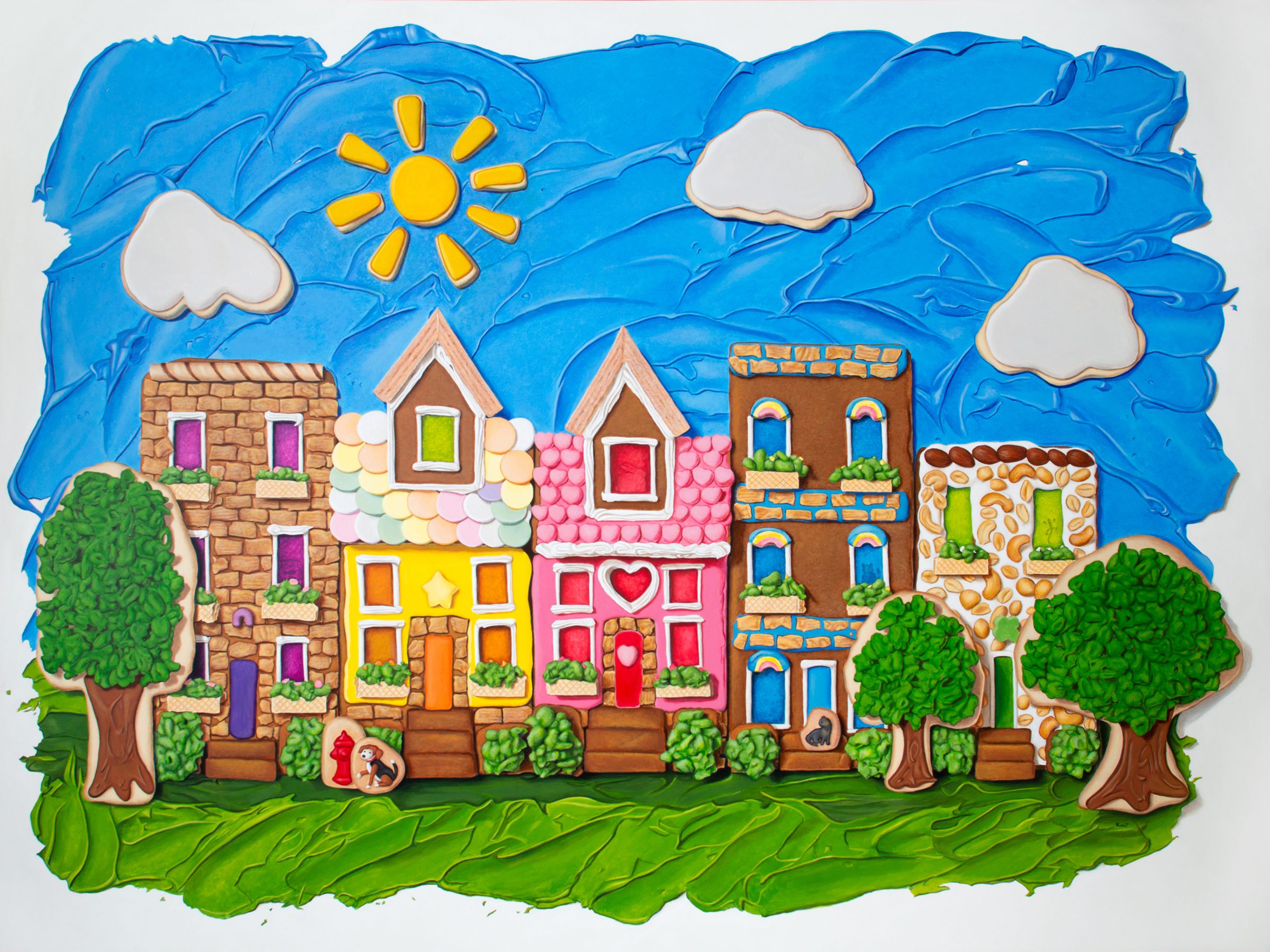 Painting “Beautiful Day in the Neighborhood” Part 1: The Inspiration