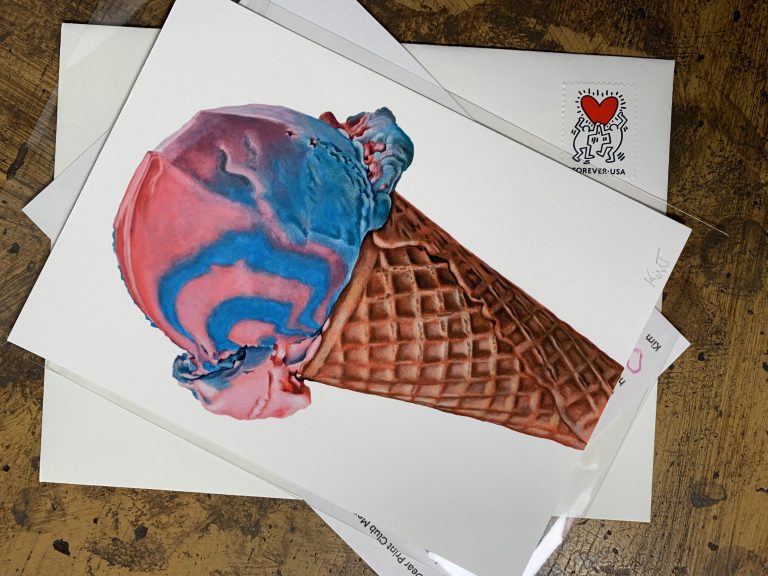 February 2026 Ice Cream Art Print Club package