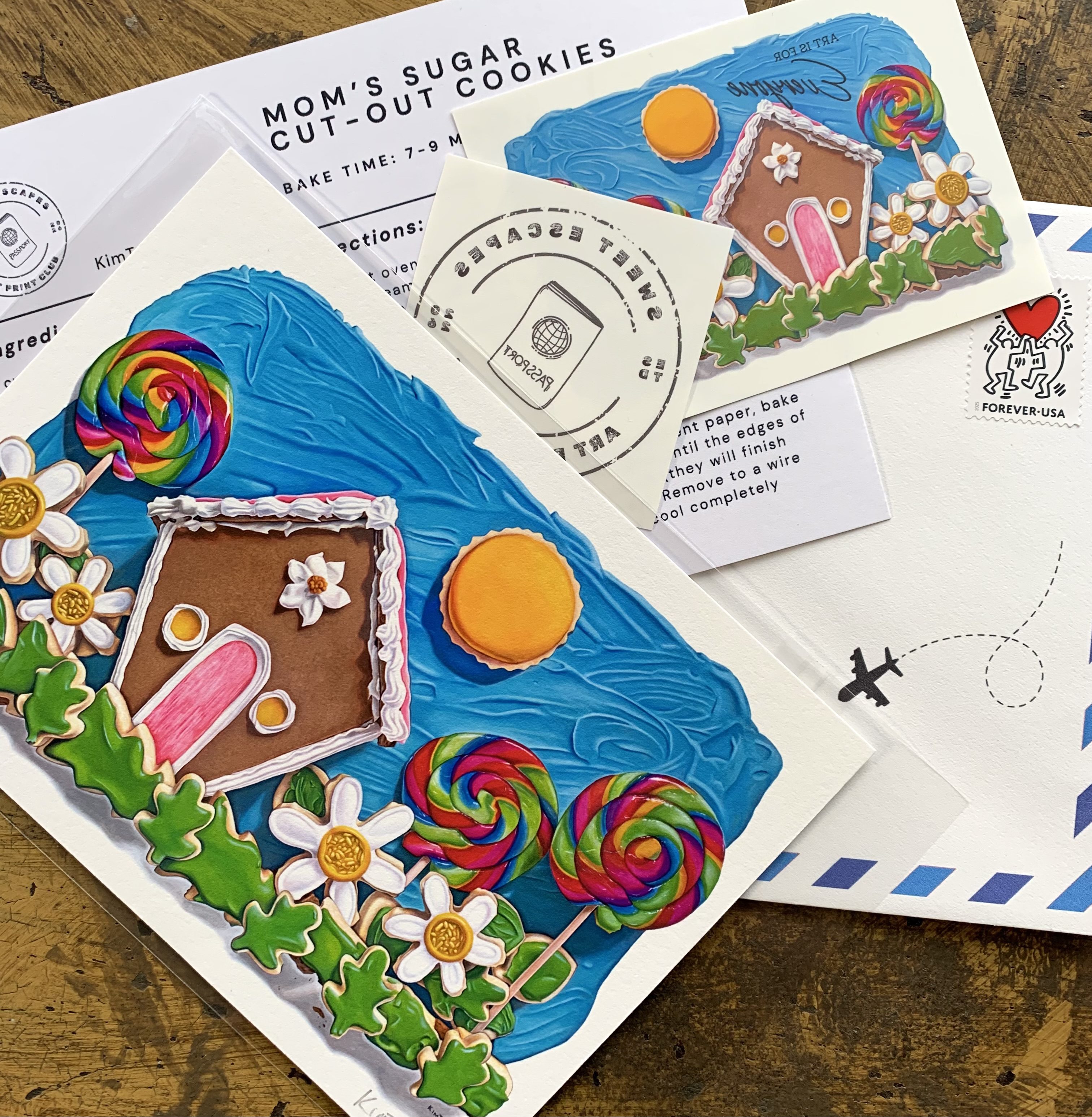 February 2026 Sweet Escapes Art Print Club Package